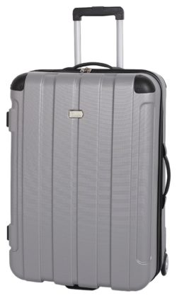 Go Explore - Hard Large 2 Wheel Case - Silver